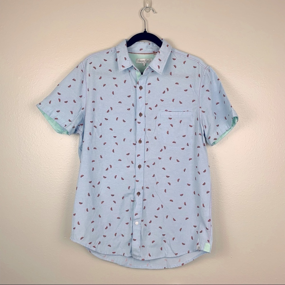 Sovereign Code Watermelon Mens Button Down - Picture 2 of 9